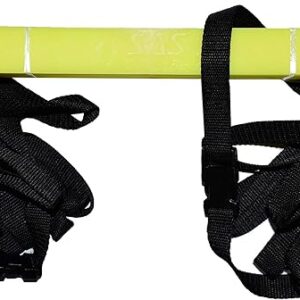 SPORTS Agility Ladder | Sports & Fitness Ladder for Exercise |10 Adjustable Rungs & Heavy Duty Carry Bag | Hurdles for Training | Sports Accessories for Cricket, Tennis Football Training
