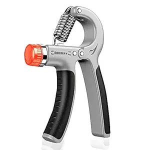 Premium Hand Strengthener, Hand Grip Exerciser Strengthener with Adjustable Resistance 10-50 kg, Hand Exerciser for Muscle Building and Injury Recovery (Assorted)