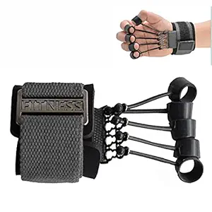 Finger Gripper Strength Trainer | Hand Exerciser Yoga Resistance Bands Finger Flexion And Extension Training Device | Finger Force Grip Device (Finger Gripper)