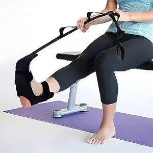 Foot Stretcher Strap | Calf Stretcher for Plantar Fasciitis | Ligament Stretching | Leg Stretching Strap Belt | Foot Exercise Equipment for Yoga | Hamstring Achilles Tendonitis | Leg Stretcher