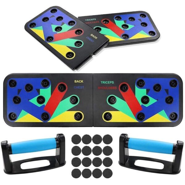 AiWanju Pushup Board, Complete Plastic Push Up Training System, push up stand, pushup bars, Home gym equipment for men, chest workout equipment For Men & Women