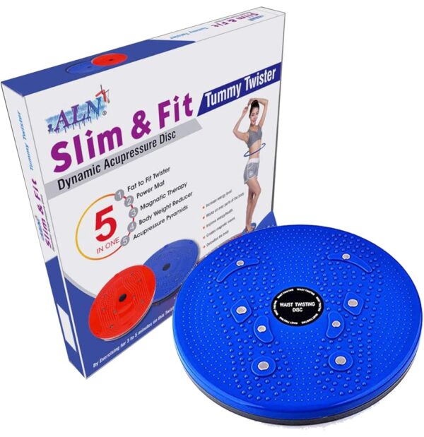 ALN® Tummy Twister Abdominal ABS Exerciser Body Toner Fat Buster Oblique Workout Perfect Waist Trimmer Exerciser Home Gym Equipment for Men and Women(Multicolor)