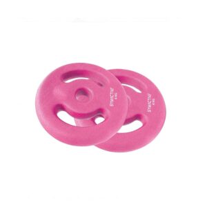 Amazon Brand - Symactive Neoprene Coated Solid Weight Plates, 30mm Centre Hole, Set of 2, 4 Kg