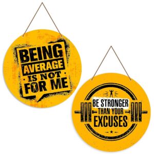 Artvibes Gym Motivational Quote Wall Hanger for Home | Office | Living Room | Gift | Wooden Wall Hanging Decor | Home Decoration Item For Bedroom Wall | Wall Decor Hanging Item...