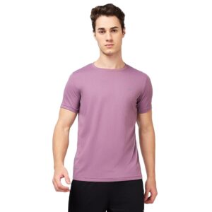 berge' Polyester Dry Fit Round Neck T-Shirt | Instadry® T Shirts for Men | Quick Drying | Breathable Fabric | Gym T Shirt | Workout Tops | Round Neck Tshirt for Men | Slim Fit...