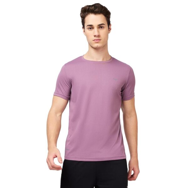 berge' Polyester Dry Fit Round Neck T-Shirt | Instadry® T Shirts for Men | Quick Drying | Breathable Fabric | Gym T Shirt | Workout Tops | Round Neck Tshirt for Men | Slim Fit...
