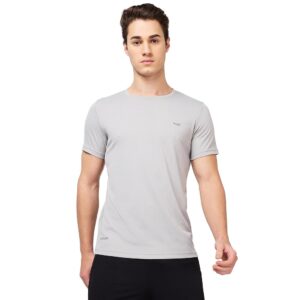 berge' Polyester Dry Fit Round Neck T-Shirt | Instadry® T Shirts for Men | Quick Drying | Breathable Fabric | Gym T Shirt | Workout Tops | Round Neck Tshirt for Men | Slim Fit...