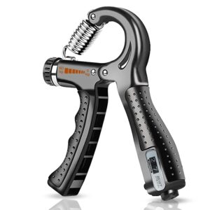 Boldfit Adjustable Hand Grip Strengthener, Hand Gripper With Counter for Men & Women for Gym Workout Hand Exercise Equipment to Use in Home for Forearm Exercise, Finger Exercise...
