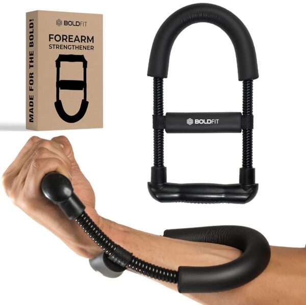 Boldfit Forearm Strengthener Wrist Exercise Equipment Arm Strengthener Grip Strengthener Fitness Equipment Home Gym Equipment For Men & Gym Equipment For Women Grip Workout...