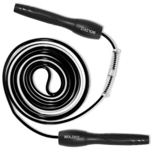Boldfit Skipping Rope for Men and Women Jumping Rope With Adjustable Height Speed Skipping Rope for Exercise, Gym, Sports Fitness Adjustable Jump Rope, Polyvinyl Chlorine (PVC),...
