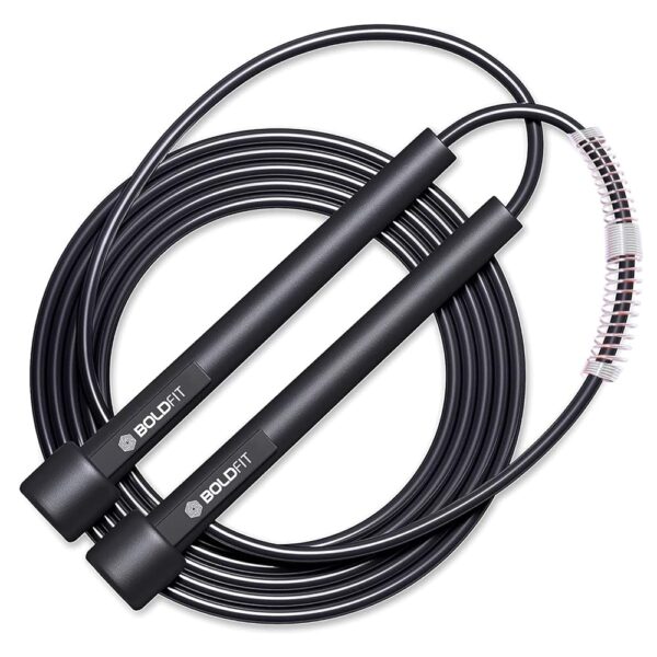 Boldfit Skipping Rope for Men and Women Jumping Rope With Adjustable Height Speed Skipping Rope for Kids, Women, Girls Rassi Jumping Men for Exercise, Gym, Sports Fitness -...