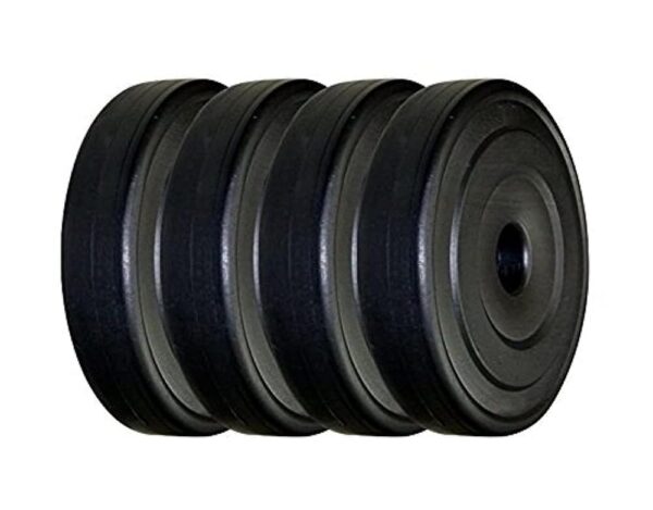 BULLAR PVC Spare Weight Plates Combo for Home Gym Equipment, Gym weight Plates (PVC, 20kg (5KG X 4))