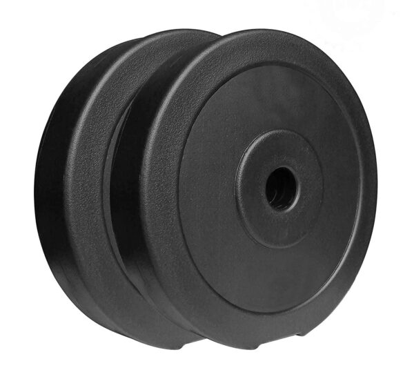 BULLAR PVC Spare Weight Plates Combo for Home Gym Equipment, Gym weight Plates (PVC, 10kg (5KG X 2))
