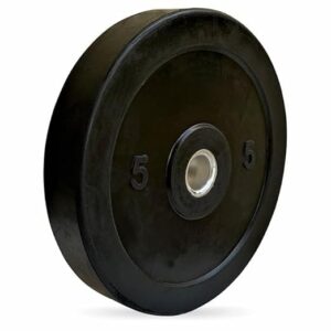 CELIRO Rubber Weight Plate Set 31 mm Dia (5kg X 2) For Home Gym Workout; Rubber Gym Weight Plates; Spare Rubber Weight; Home Gym Set; Gym Weight; (Packed in Pair) with 31 mm...