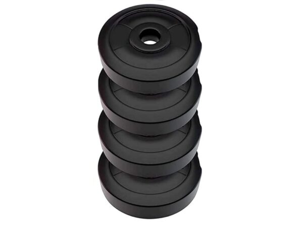DREAM FIT Set of 4 1Kg PVC Weight Plates for home gym - Spare Weights for dumbbells, barbells and other exercises - 4Kg (1Kg x 4)