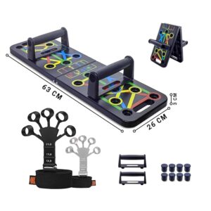 FitHead 15 in 1 Pushup Board for Strength Training, Fitness and Exercise Equipment for men & woman, Home & Gym Exercise Equipment for Chest, Shoulder, Triceps Workout