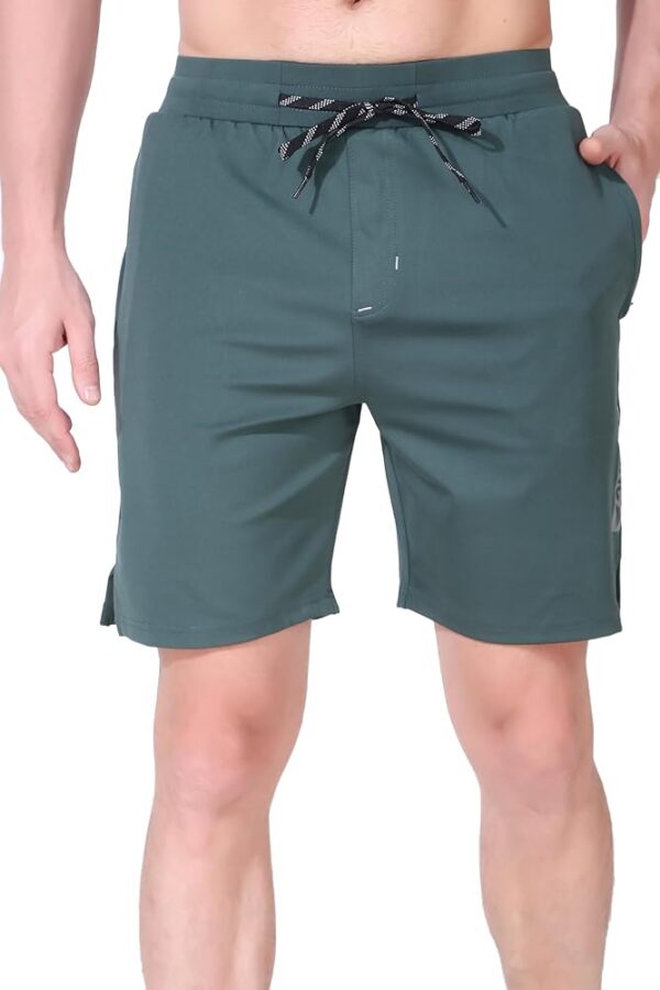 FITINC Stretchable Shorts for Gym, Running, Jogging, Yoga, Cycling, and Active Sports