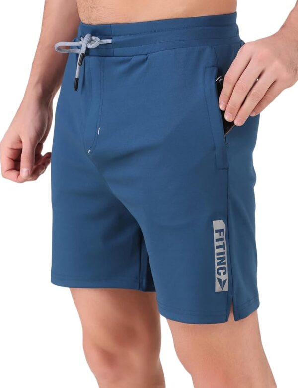FITINC Stretchable Shorts for Gym, Running, Jogging, Yoga, Cycling, and Active Sports