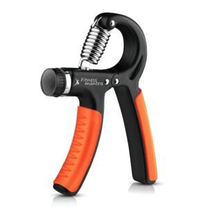 Fitness Mantra® Weight Adjustable Hight Quality Hand Gripper for Men & Women |Hand Grip|Finger Exerciser|Power Gripper|Hand Exerciser Equipment|Hand Strengtheners| Color Bhagwa|...