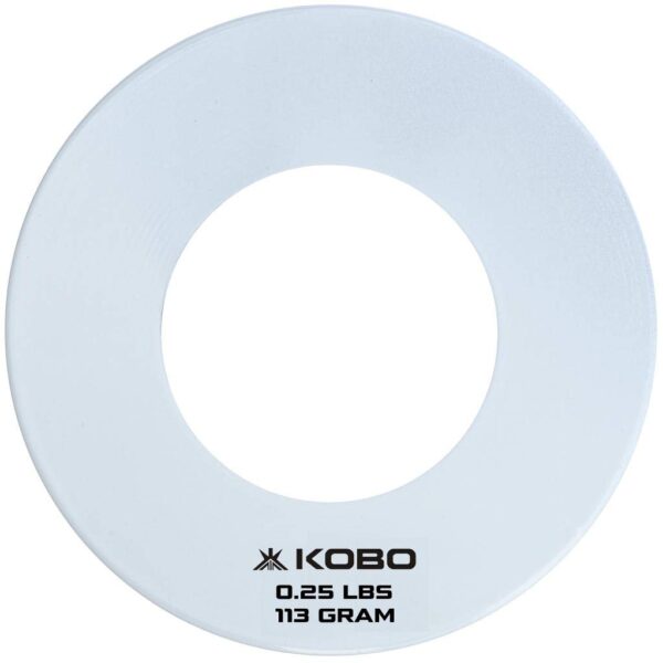 Kobo Fractional Olympic Weightlifting Plates 0.5 LBS x 2 (1 LBS/452 gm) Micro Gym Plates (Pair)