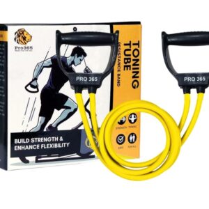 PRO365 Resistance Band 25 Kgs/Toning Tube/Toning Bands/Exercise Bands/Home Gym Bands (6 Month Warranty by PRO365)