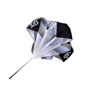 SAS SPORTS 56" Nylon Speed Running Chute | Running Parachute for Resistance Training | Parachute for Running Speed Training Fitness Training | Agility Training Equipment for...