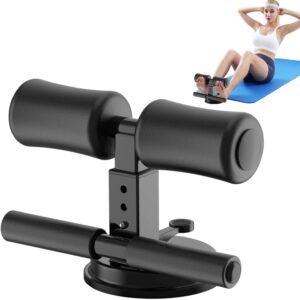 SILENCIO Sit-Up Bar With Foam Handle and Rubber Suction Seat Up Fitness Equipment Sit-ups and Push-ups Assistant Device For Weight Lose Gym Workout Abdominal Curl Exercise Work...