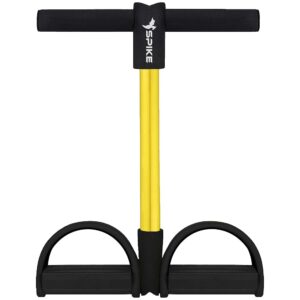 SPIKE Black Tummy Trimmer for Home Gym Exercise - Leg, Ab, and Full Body Workout for Men and Women