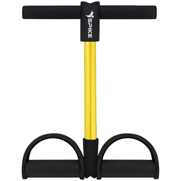 SPIKE Black Tummy Trimmer for Home Gym Exercise - Leg, Ab, and Full Body Workout for Men and Women