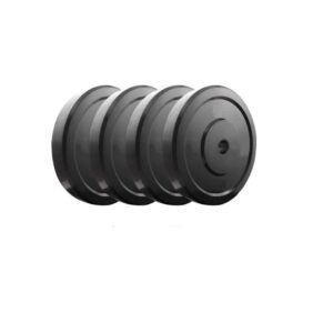 SX Fitness 20 Kg Spare Rubber Weight Plates Combo (5 kg X 4) Rubber Weight for Home Gym & Exercise