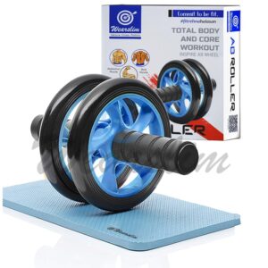 Wearslim Professional ABS Roller|AB Roller For Core And Full Body Strength Gym Equipment Upper Body Toning | Includes Extra Thick Knee Pad |ABS Roller For Men And Women[6 Months...